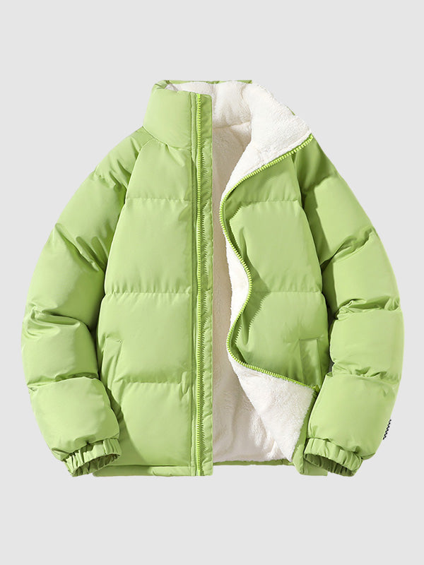 Gewatteerde Heren Puffer Jas – Waterdicht, Warm & Modieus met Fleece Voering