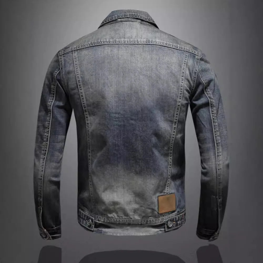 Premium Denim Jas 75% Katoen – Tijdloze Stijl, Duurzaam Comfort & Authentieke Look