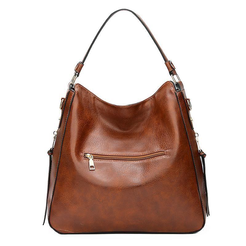 Luxe Hobo Anti-Diefstal Handtas – Elegante & Ruime Vegan Leren Schoudertas