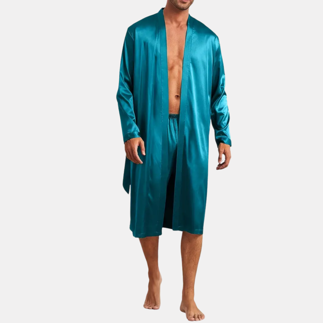 Heren Casual Pyjamaset – Comfortabele & Eenvoudige Loungewear voor Thuis