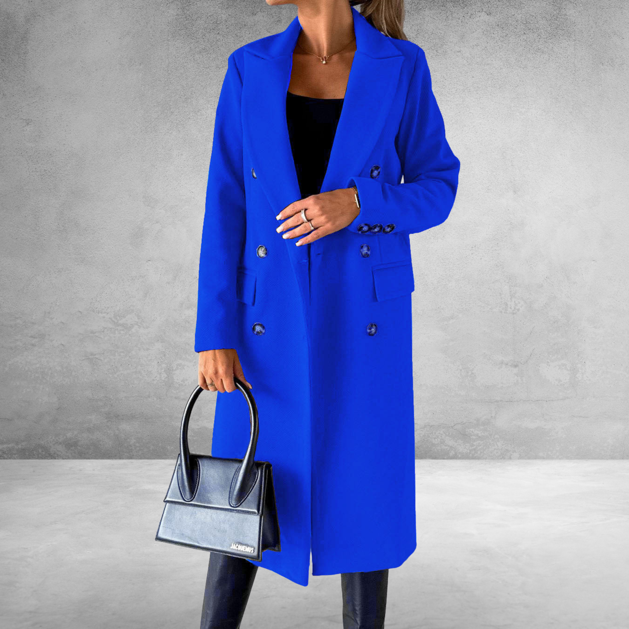 Dubbelzijdige Jas – Elegante, Warme & Stijlvolle Damesjas met Twee-Zijdig Ontwerp voor Elke Gelegenheid