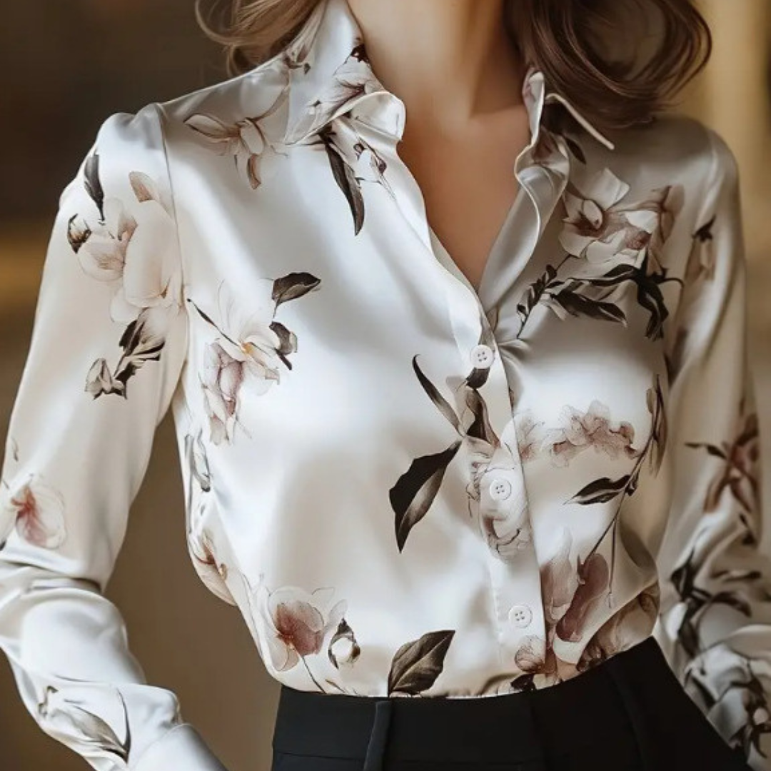 Overhemd in Retro Stijl met Bloemenprint – Stijlvol, Uniek & Comfortabel