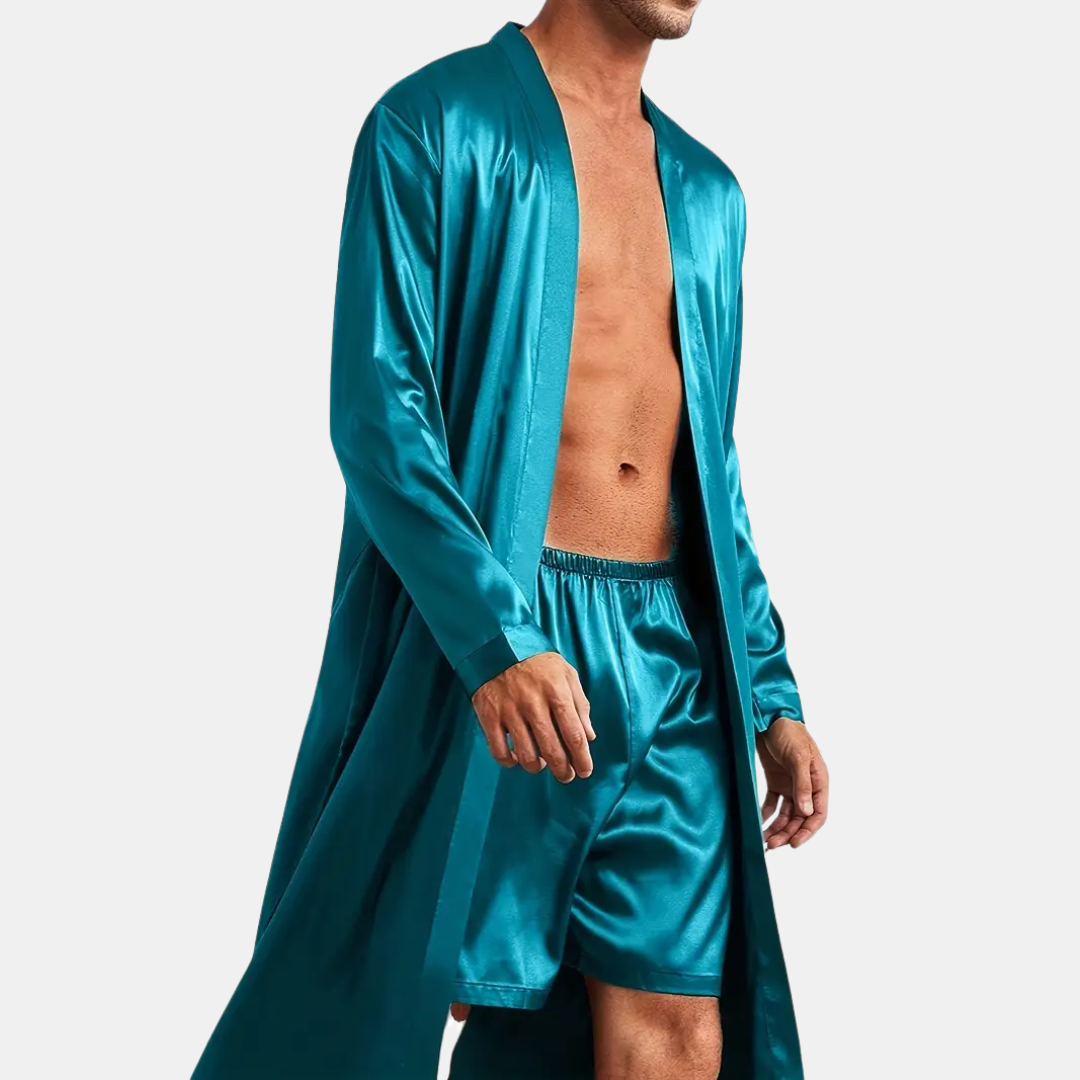 Heren Casual Pyjamaset – Comfortabele & Eenvoudige Loungewear voor Thuis