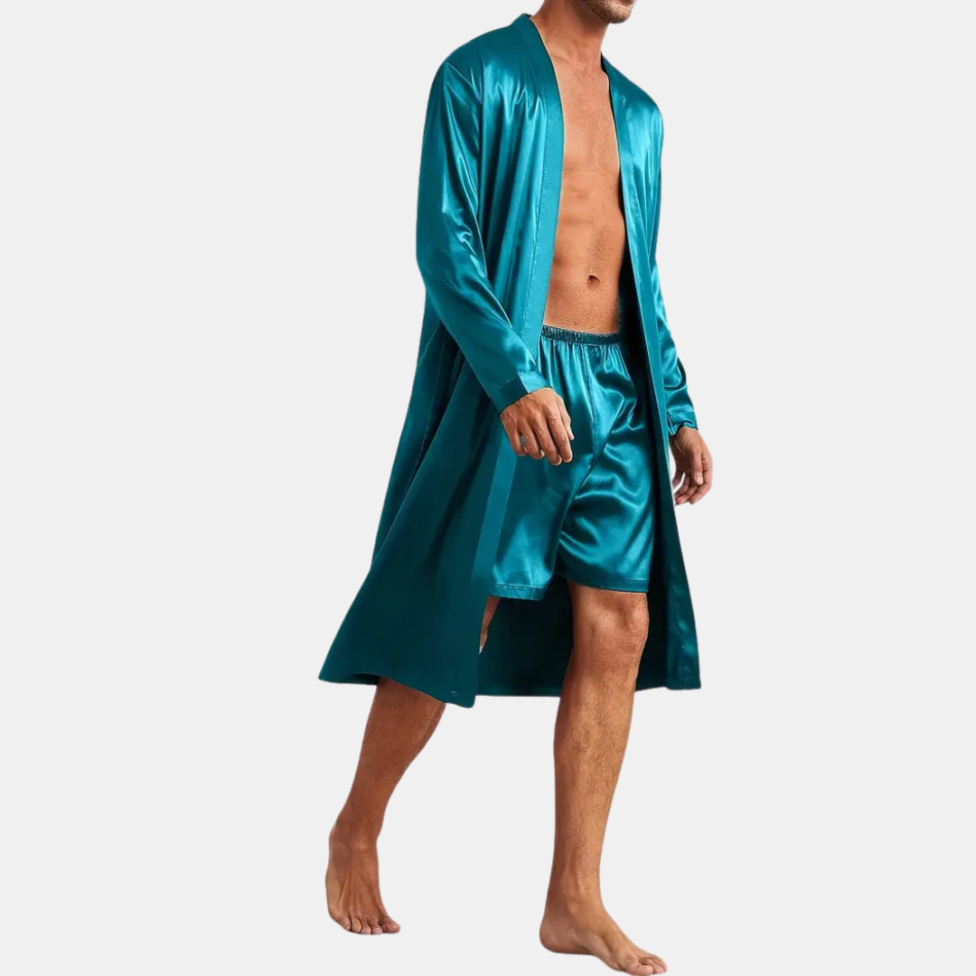 Heren Casual Pyjamaset – Comfortabele & Eenvoudige Loungewear voor Thuis