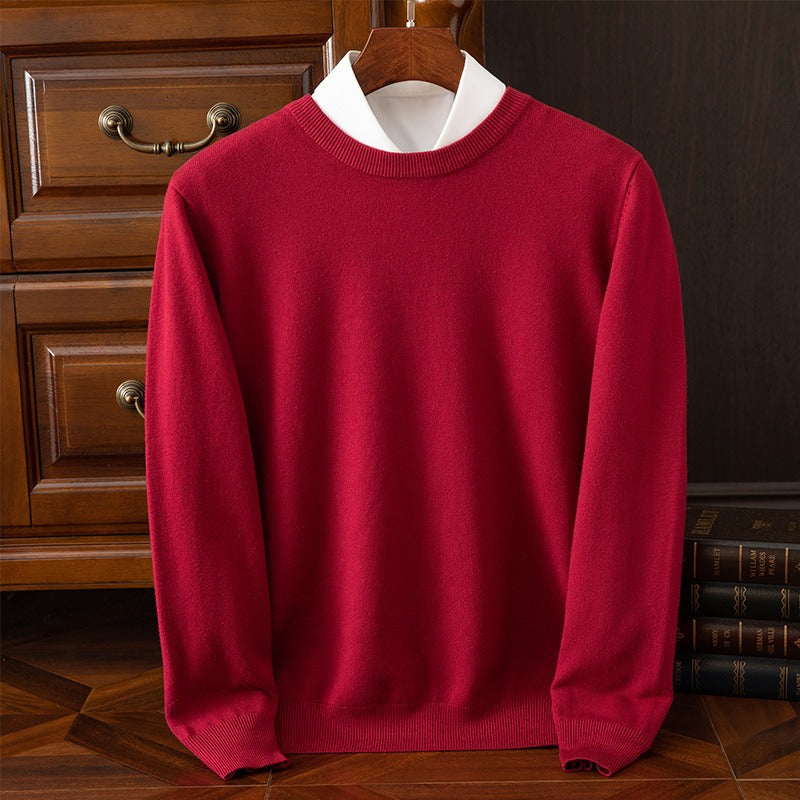 Heren Kasjmiermix Trui – Zachte, Warme, Lichtgewicht Gebreide Pullover voor Herfst & Winter