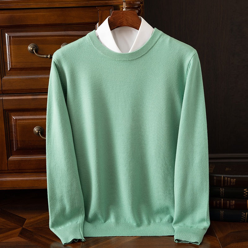 Heren Kasjmiermix Trui – Zachte, Warme, Lichtgewicht Gebreide Pullover voor Herfst & Winter