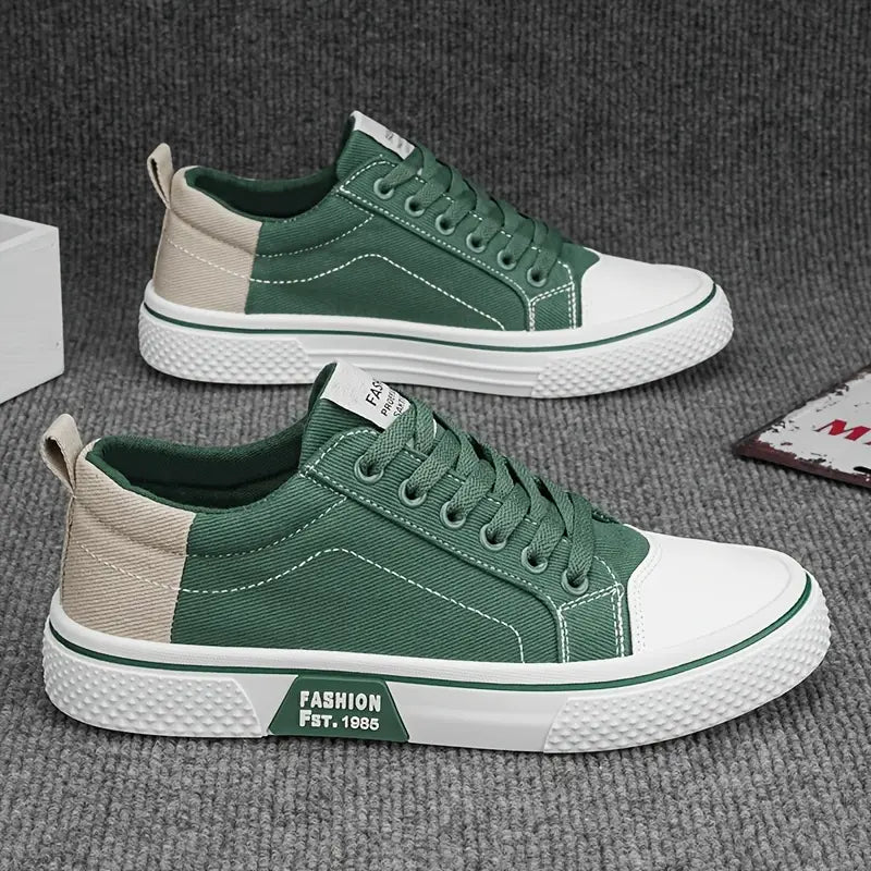 Heren Casual Sneakers – Comfortabele Lage Sneakers met Ademend Ontwerp en Antislip Zool
