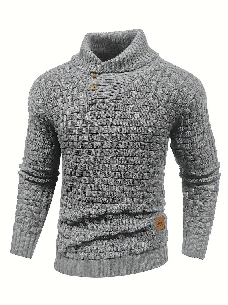 Elegante Herentrui – Comfortabele Strickpullover met Stijlvolle Pasvorm