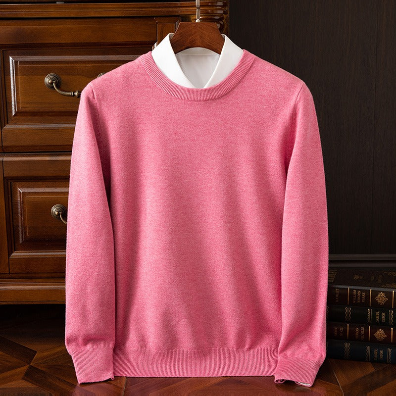 Heren Kasjmiermix Trui – Zachte, Warme, Lichtgewicht Gebreide Pullover voor Herfst & Winter