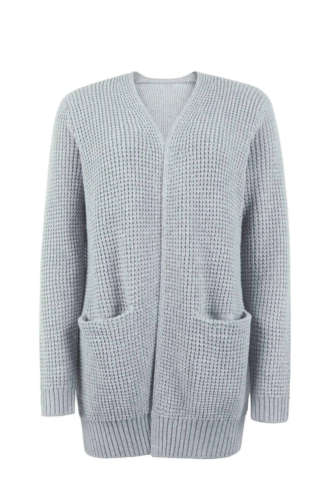Dames Gebreid Vest met Lange Mouwen – Warm & Stijlvol