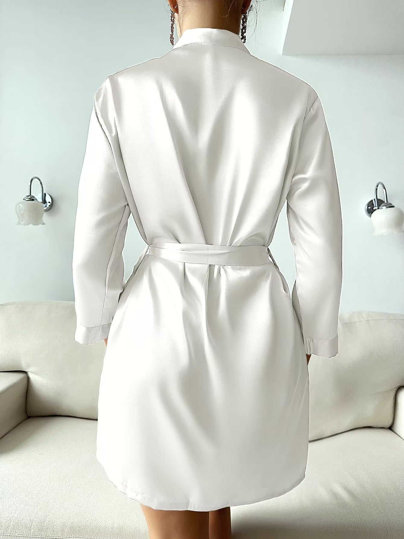 Goddess Silky Satin Robe