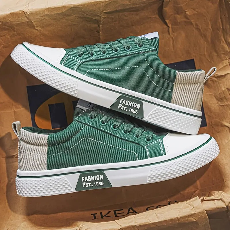 Heren Casual Sneakers – Comfortabele Lage Sneakers met Ademend Ontwerp en Antislip Zool
