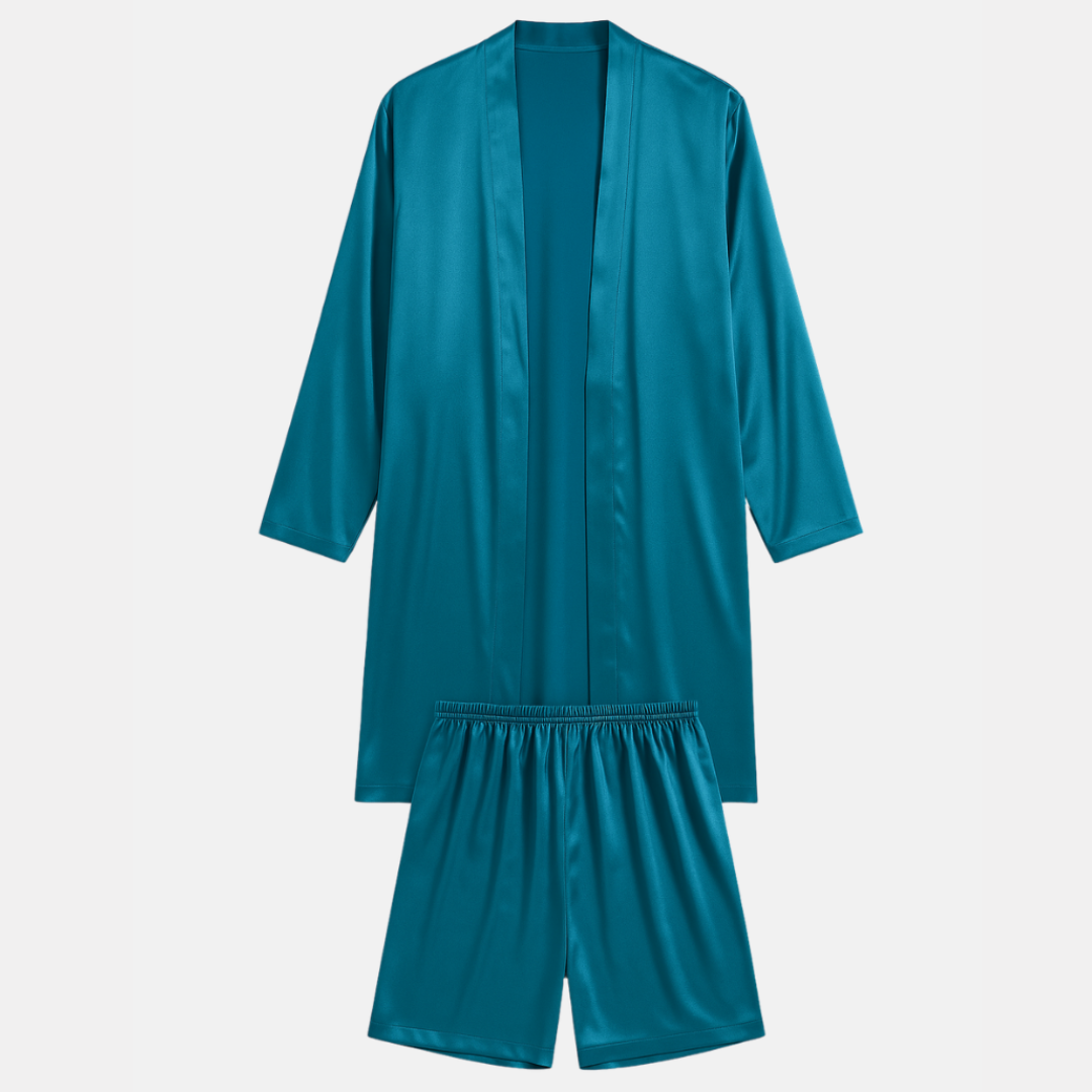Heren Casual Pyjamaset – Comfortabele & Eenvoudige Loungewear voor Thuis