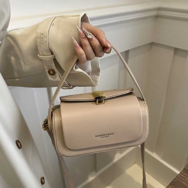 Elegante PU Leren Mini Tas | 2-in-1 Crossbody en Schouderhandtas voor Dagelijkse Outfits