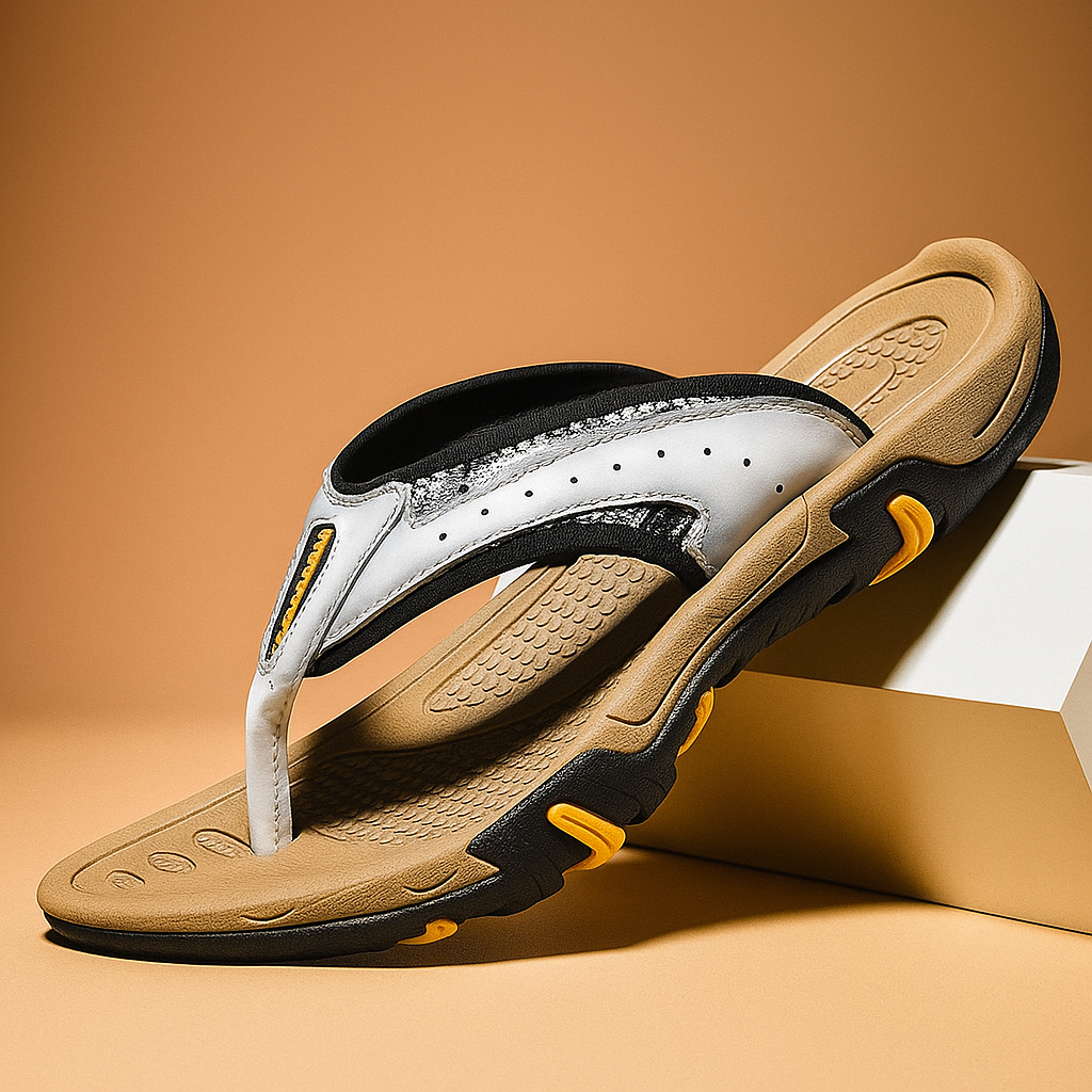 Topkwaliteit Leren Teenslippers – Lichtgewicht & Ademend
