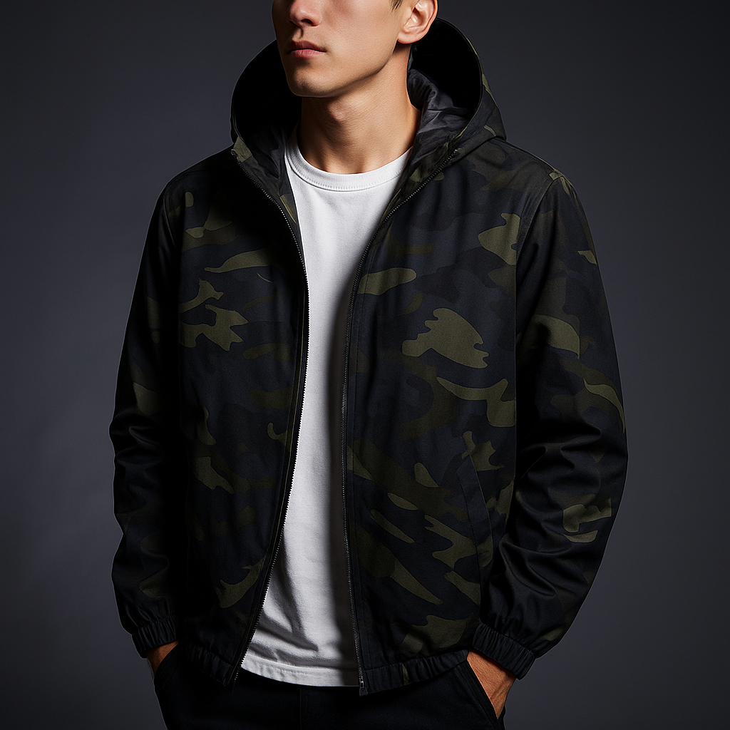 Camo Jas – Lichtgewicht Winddichte & Waterafstotende Camouflage Jas