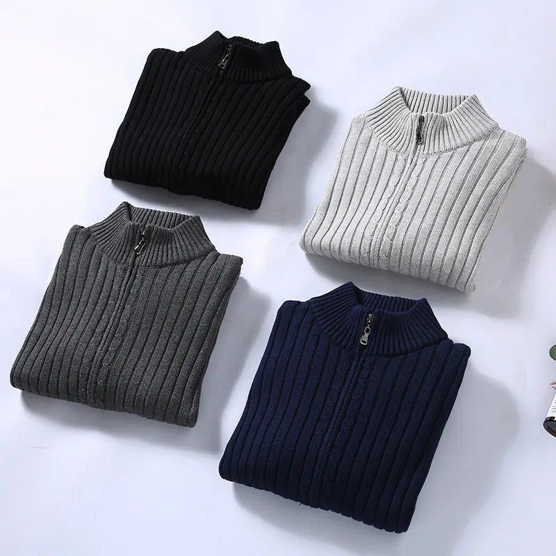 Luxe Zip Cardigan – 100% Biologisch Katoen, Ademend & Comfortabel Vest