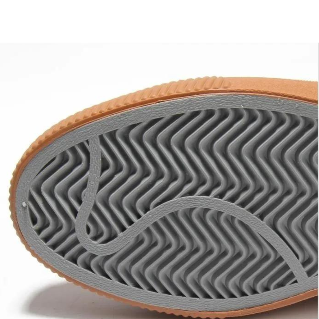Heren Slip-On Schoenen van Vegan Leer met Comfortabele Binnenzool & Stevige Rubberen Zool