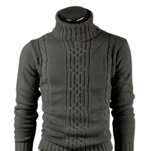 Warme Gebreide Trui met Col – Tijdloze Stijl en Ultiem Comfort in de Winter