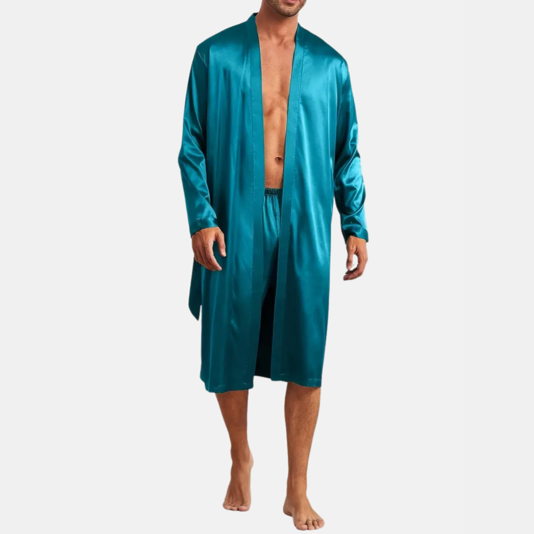 Heren Casual Pyjamaset – Comfortabele & Eenvoudige Loungewear voor Thuis