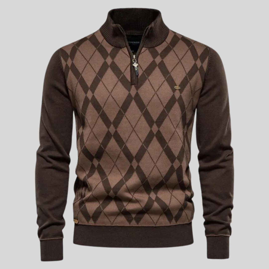 Cooper Long Sleeve Pullover voor Heren – Stijlvolle Trui met Comfortabele Pasvorm