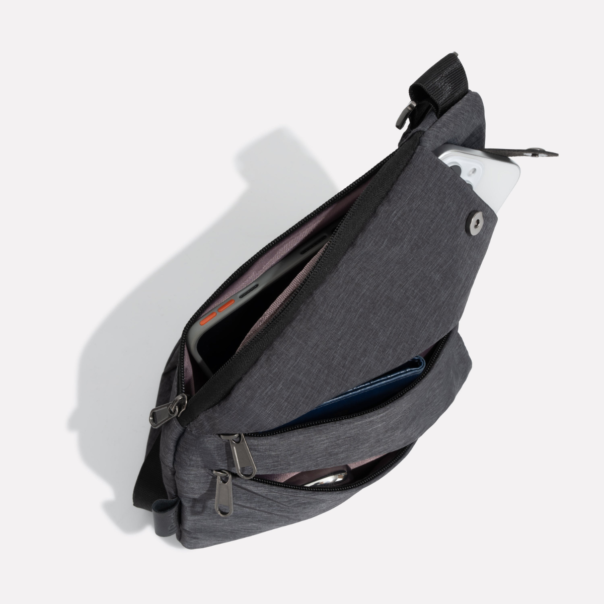 Schoudertas voor Heren & Dames – Duurzaam Nylon met Anti-Diefstal Design