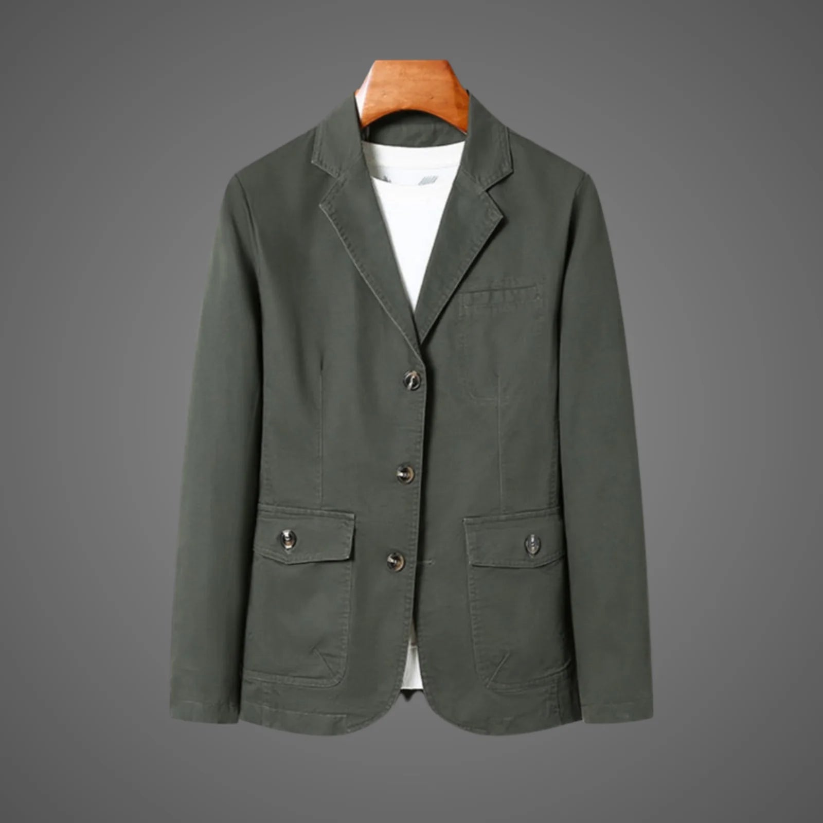 Heren Casual Katoenen Jas – Comfortabele & Tijdloze Stijl voor Elke Dag