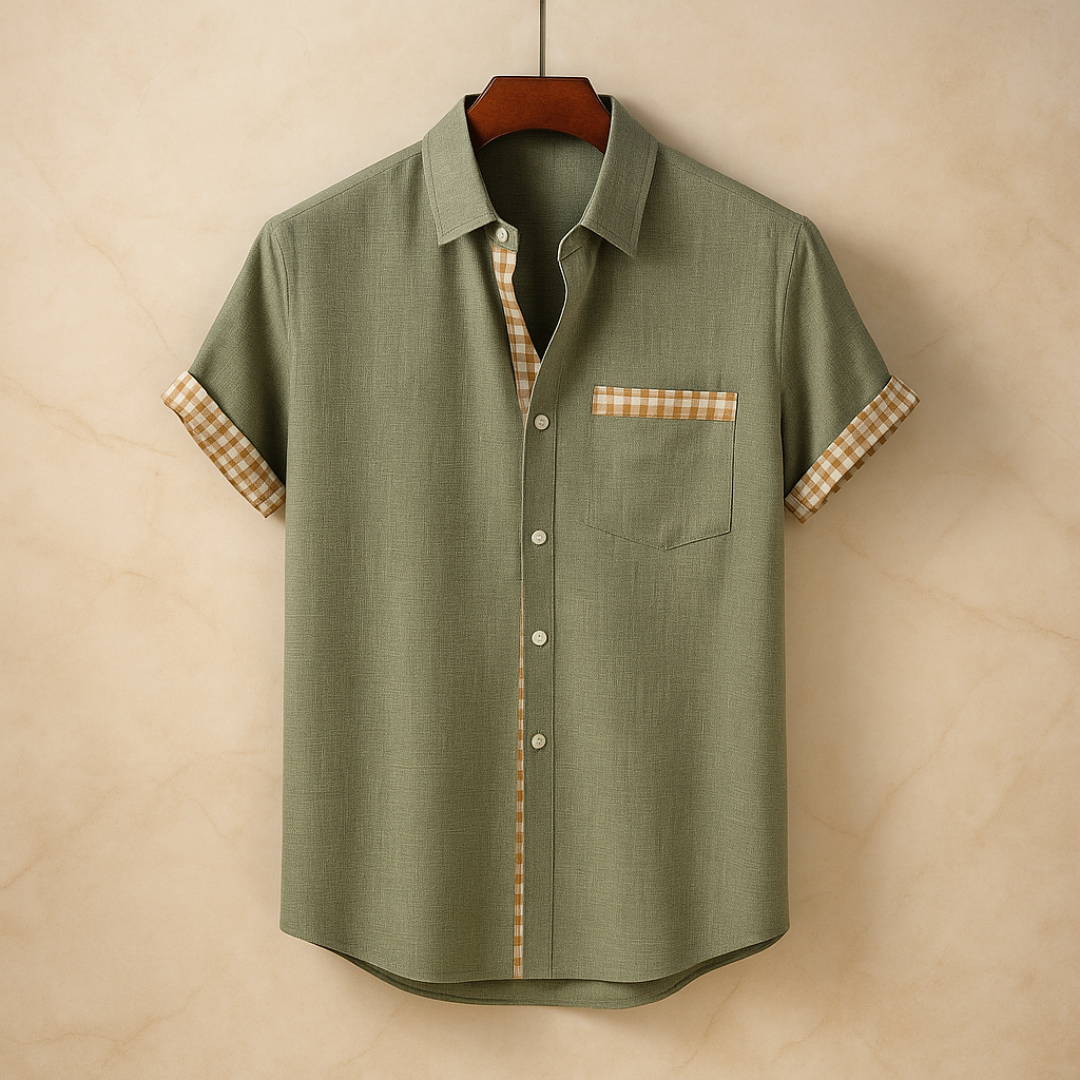 Brooks Linnen Overhemd – Premium Linnenmix, Casual & Tijdloos Herenoverhemd