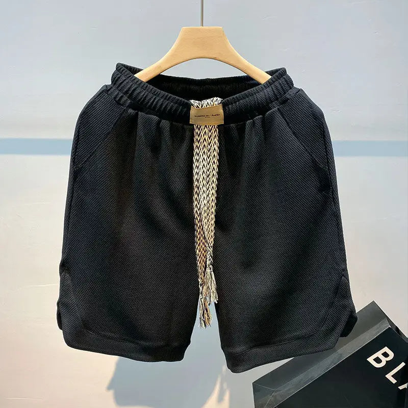 Waffle Knit Short voor Heren – Comfortabele Katoenen Shorts met Structuur & Relaxed Fit