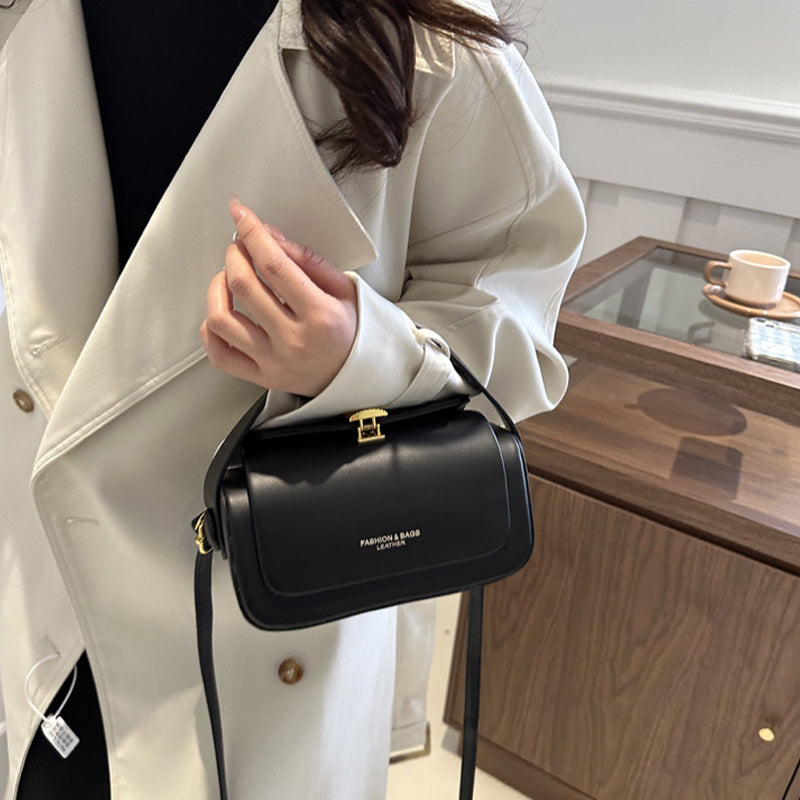 Elegante PU Leren Mini Tas | 2-in-1 Crossbody en Schouderhandtas voor Dagelijkse Outfits