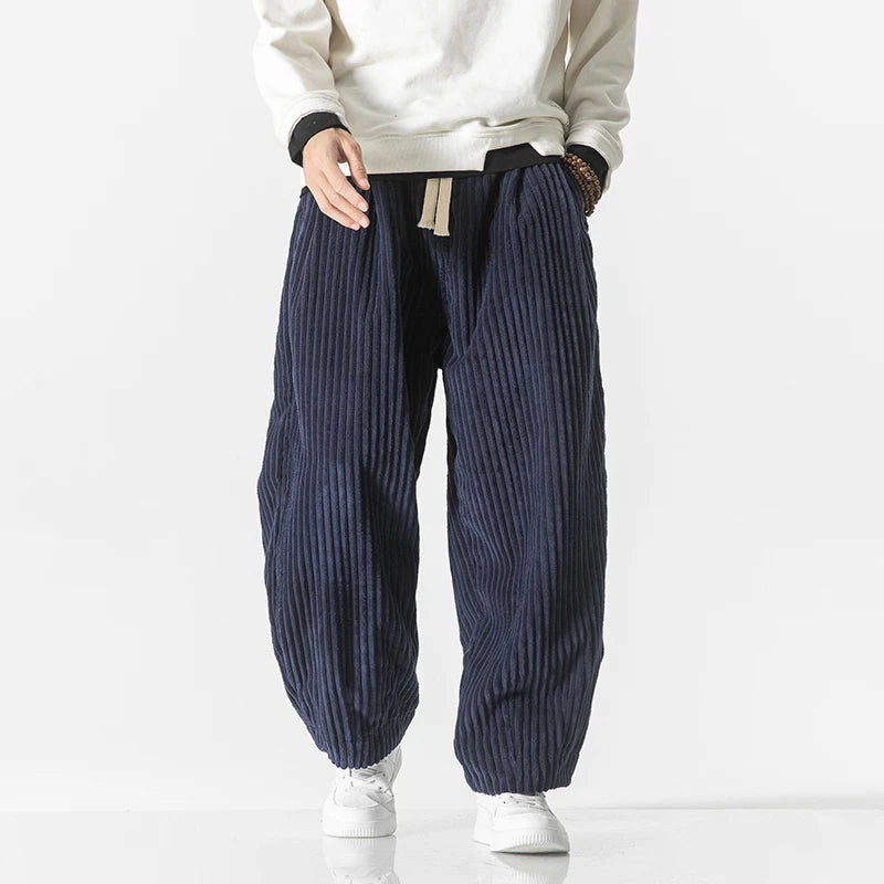 Lounge Pants – Comfortabele Corduroy Broek met Moderne Pasvorm