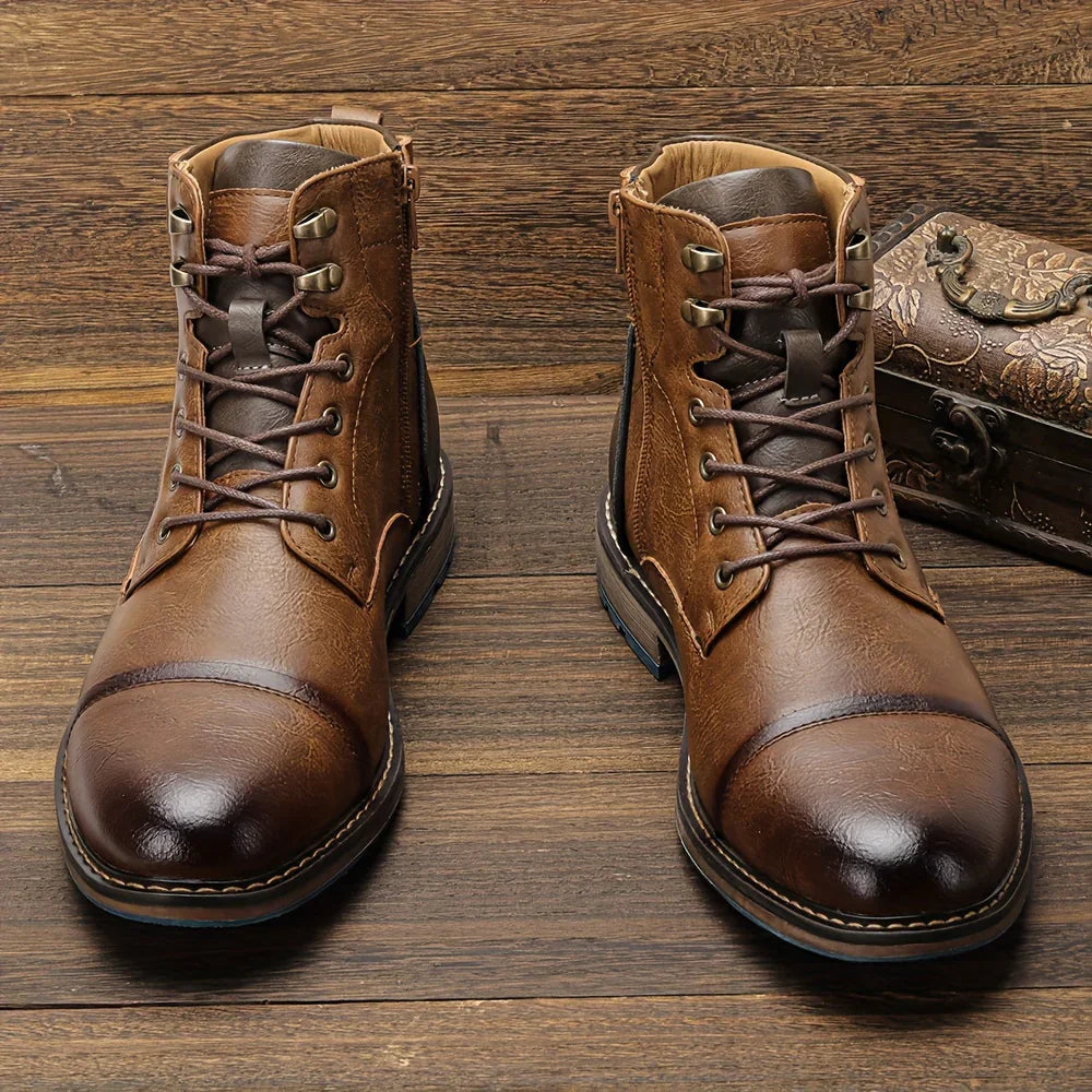 Klassieke Boots – Duurzaam Leer, Tijdloos Ontwerp voor Stijl en Comfort