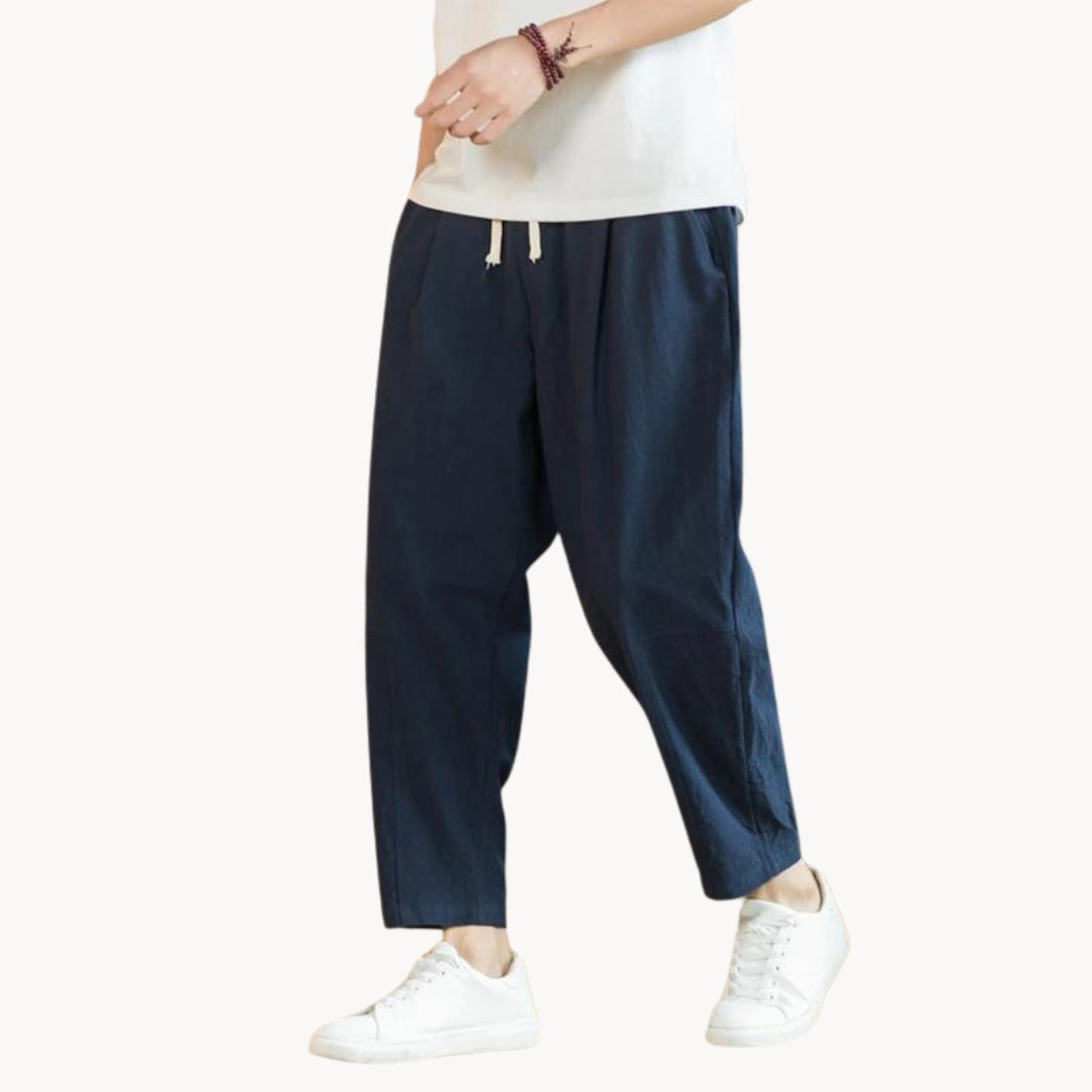 Cotton Linen Broek – Luchtig, Stijlvol & Comfortabel voor Elke Gelegenheid