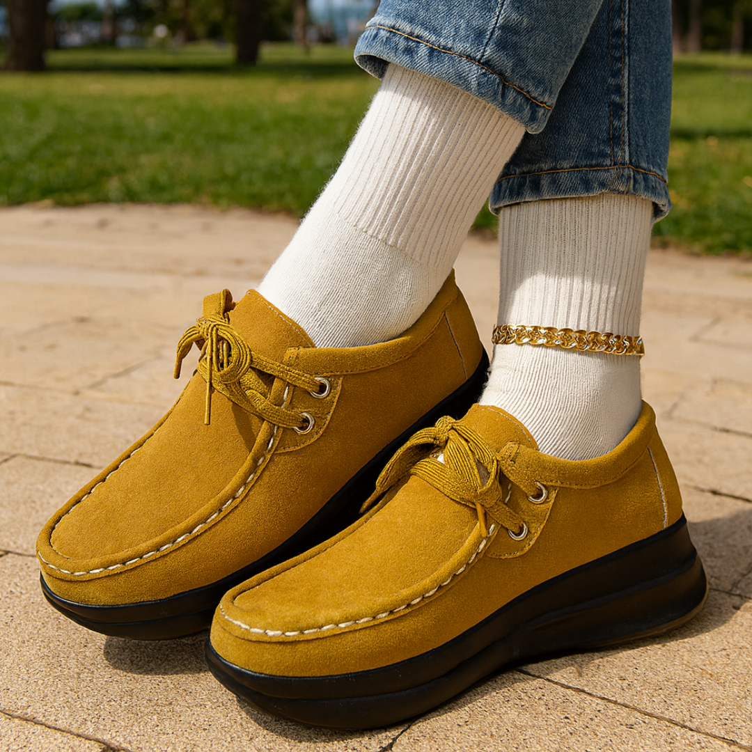 Suède Veterschoenen met Antislip Zool – Comfortabele & Duurzame Heren Schoenen voor Elke Dag