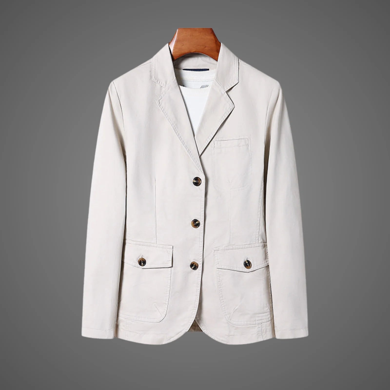 Heren Casual Katoenen Jas – Comfortabele & Tijdloze Stijl voor Elke Dag