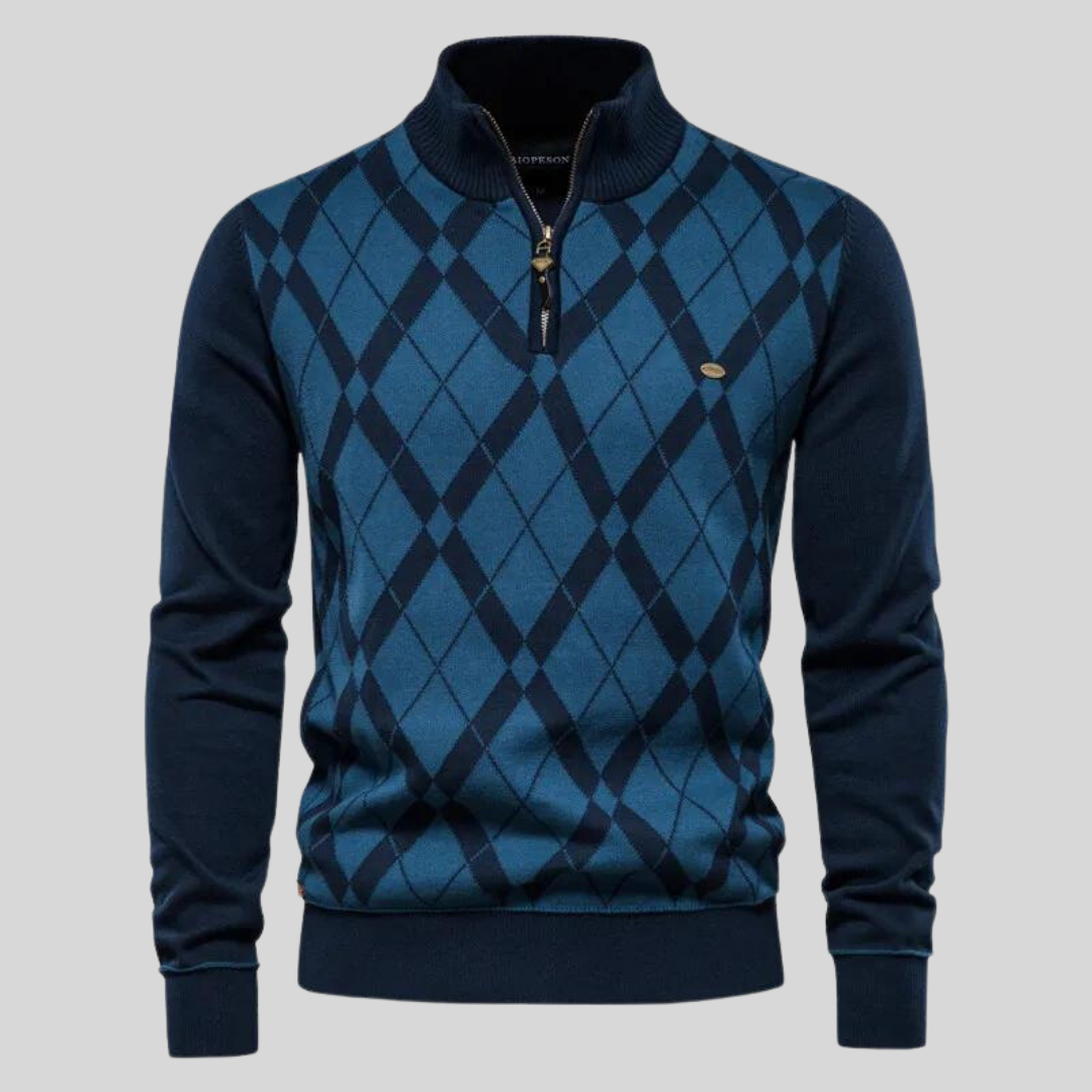 Cooper Long Sleeve Pullover voor Heren – Stijlvolle Trui met Comfortabele Pasvorm