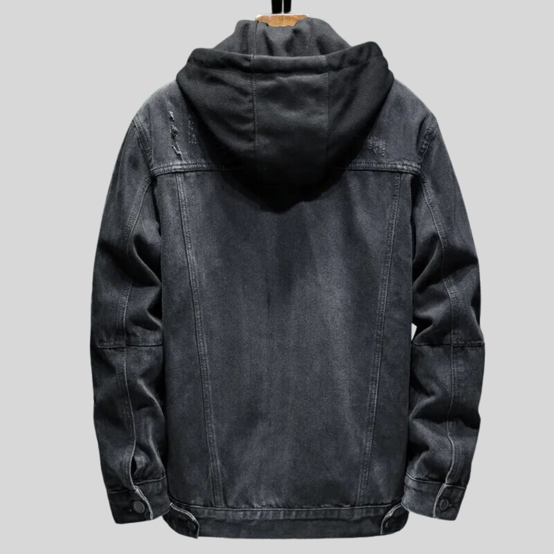 Zwarte Denim Jacket – Tijdloze Spijkerjas met Stoere & Veelzijdige Look
