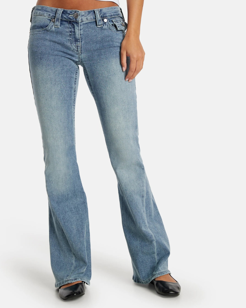 Lage Taille Flare Jeans – Trendy Damesjeans met Comfortabele Pasvorm