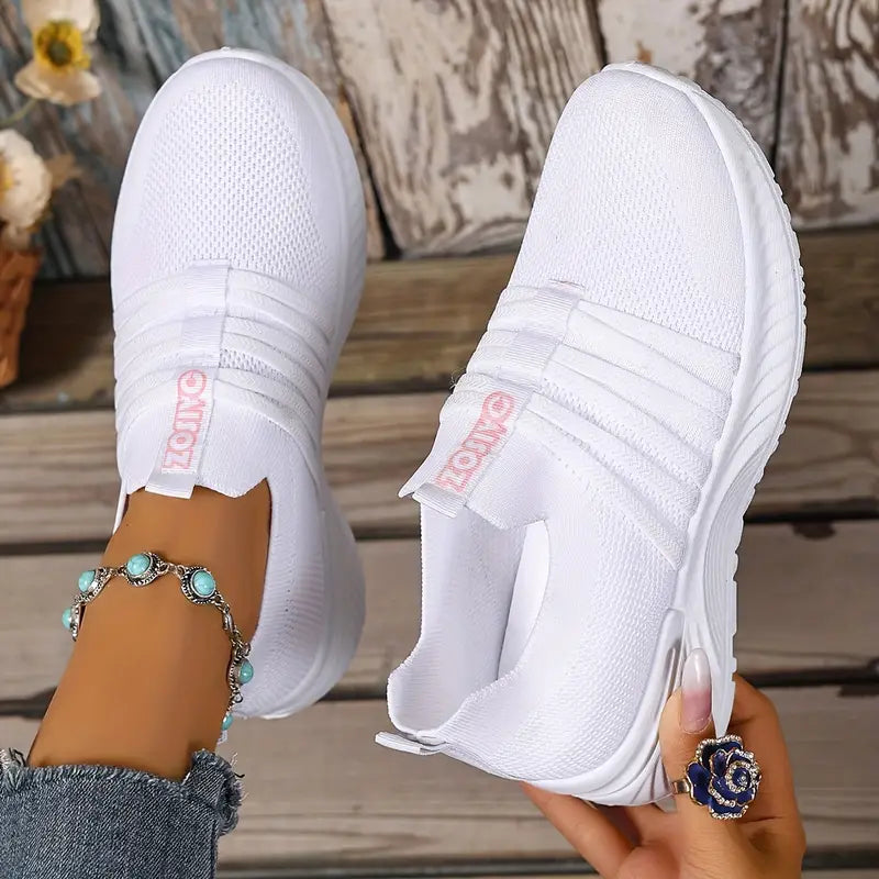 Lichtgewicht Slip-On Sneakers voor Dames & Heren – Comfortabele Ademend Schoenen