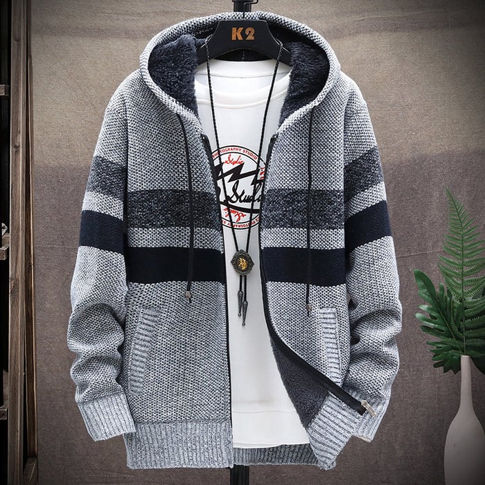 Stijlvolle Hoodie voor Heren – Trendy Hoodie met Kleurblokdesign & Comfortabele Pasvorm