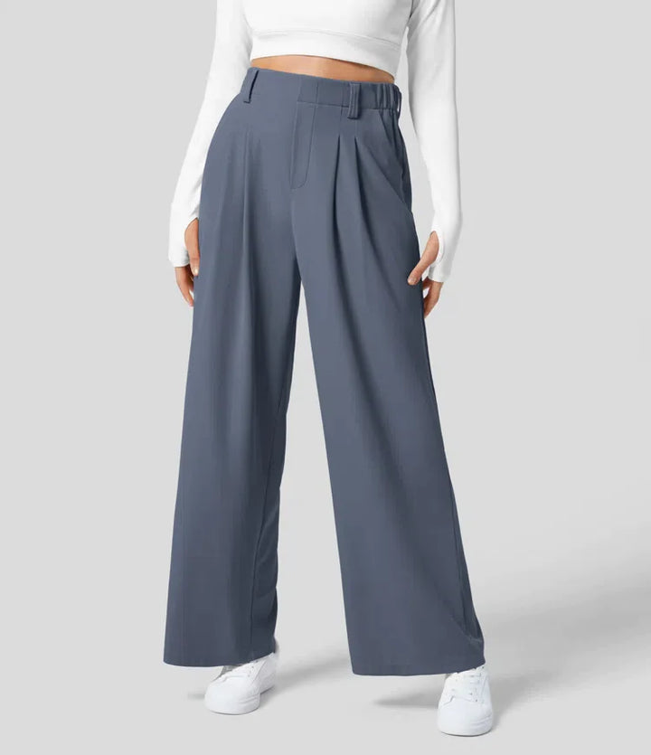 Dames Hoge Taille Slim Fit Broek – Comfortabel, Elegant & Flatterend voor Alle Lichaamsvormen