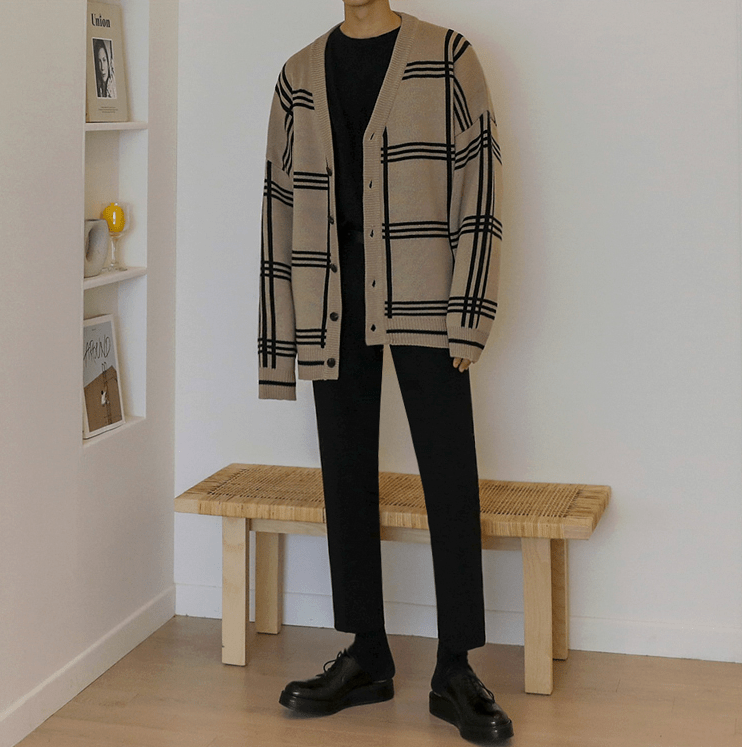 Cardigan Heren – Tijdloze V-hals Vest met Knopen in 3 Kleuren