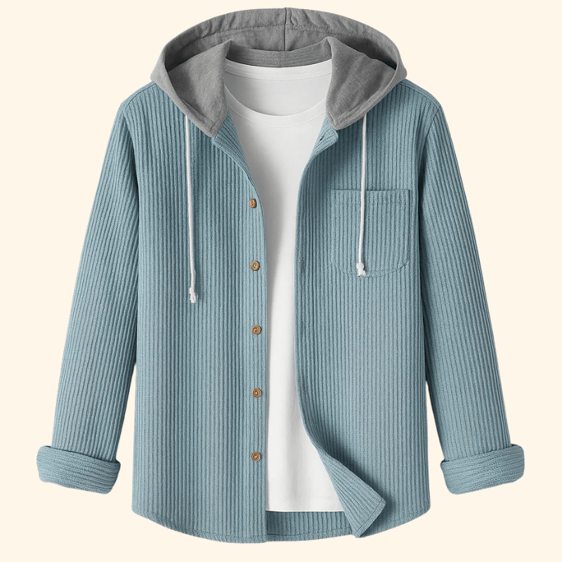 Corduroy Hoodie voor Heren – Trendy, Comfortabele & Warme Hoodie met Zachte Ribstof
