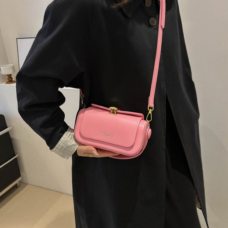Elegante PU Leren Mini Tas | 2-in-1 Crossbody en Schouderhandtas voor Dagelijkse Outfits
