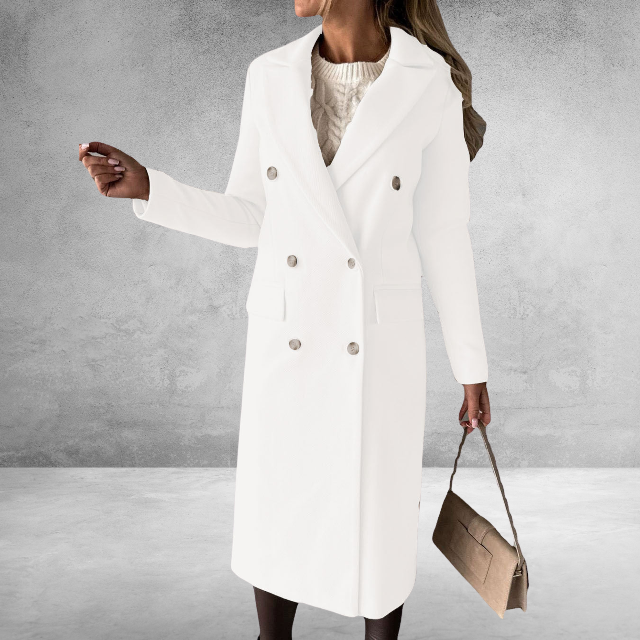 Dubbelzijdige Jas – Elegante, Warme & Stijlvolle Damesjas met Twee-Zijdig Ontwerp voor Elke Gelegenheid