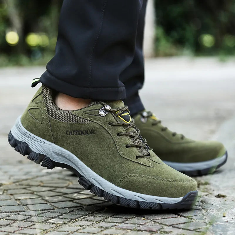 Heren Outdoor Wandelschoenen – Comfortabel, Ademend & Met Voetboogondersteuning