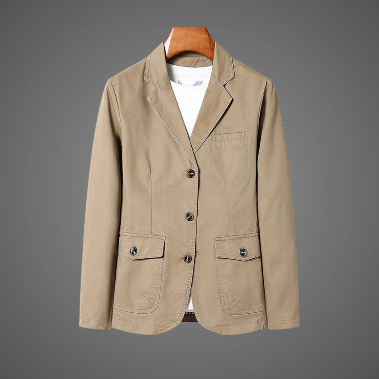 Heren Casual Katoenen Jas – Comfortabele & Tijdloze Stijl voor Elke Dag