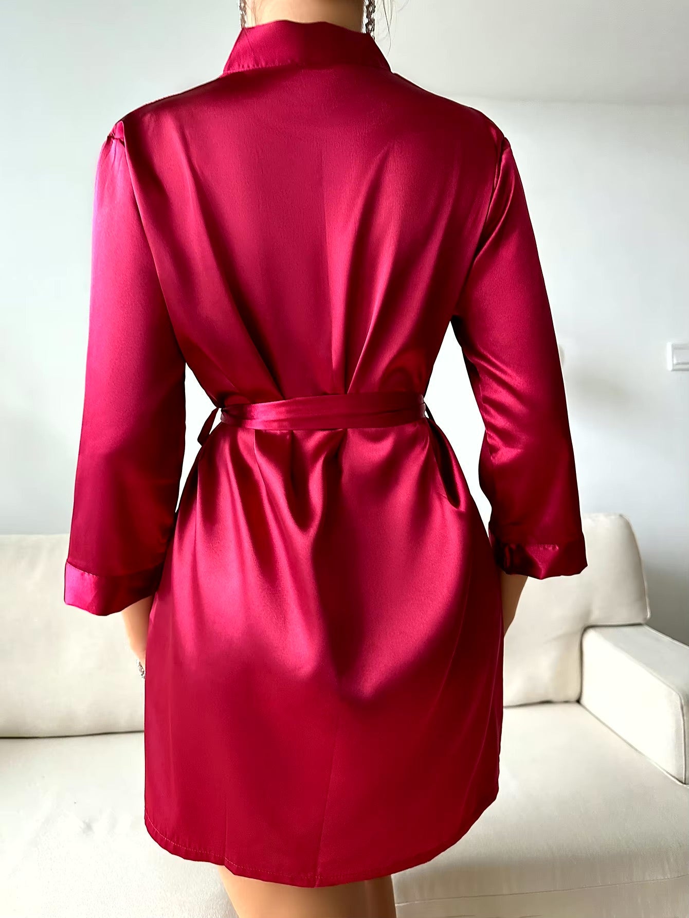 Goddess Silky Satin Robe
