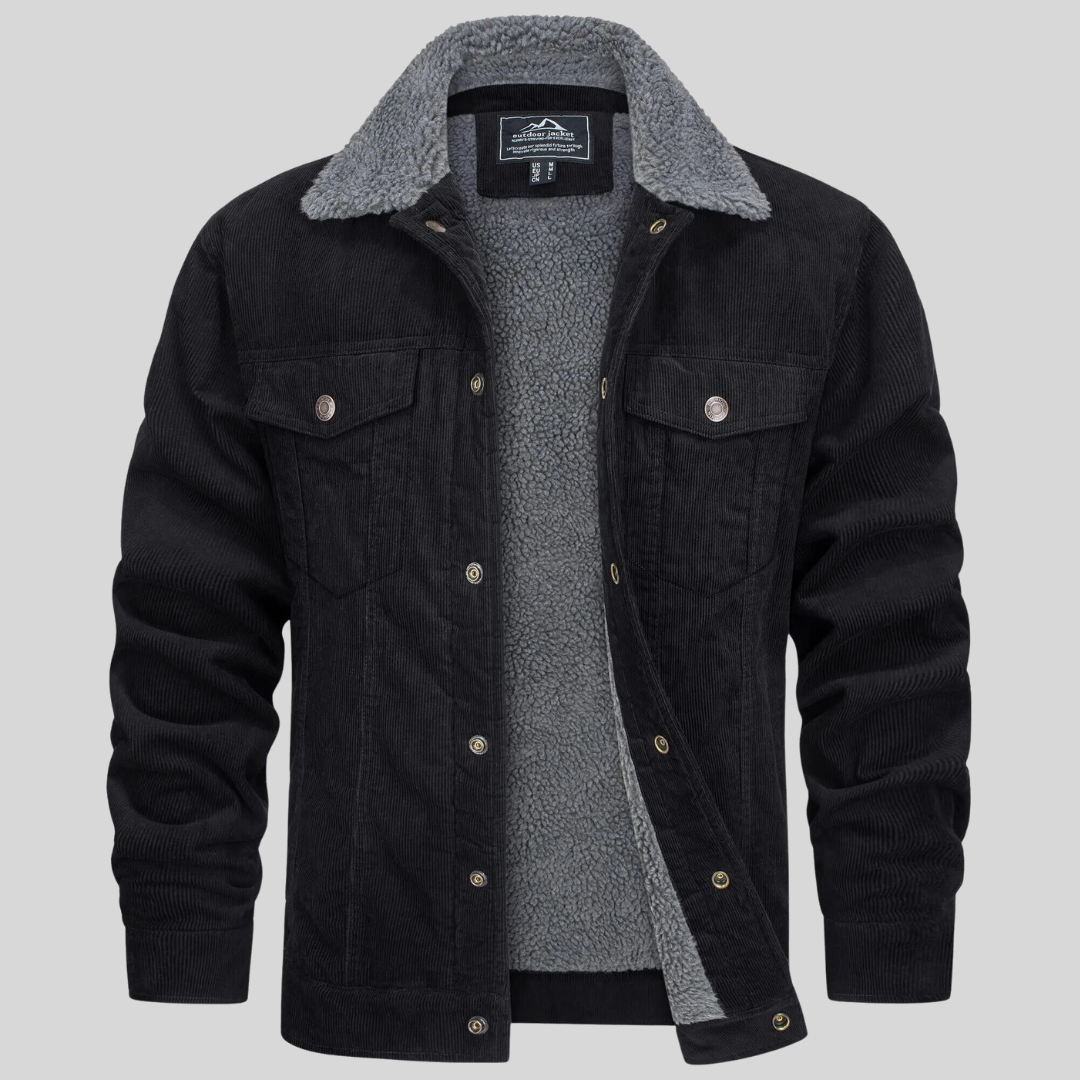Corduroy Jacket voor Heren – Stijlvolle Ribfluwelen Jas met Comfortabele Pasvorm