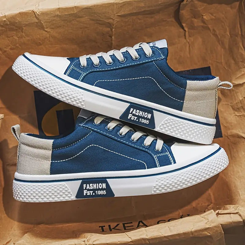 Heren Casual Sneakers – Comfortabele Lage Sneakers met Ademend Ontwerp en Antislip Zool